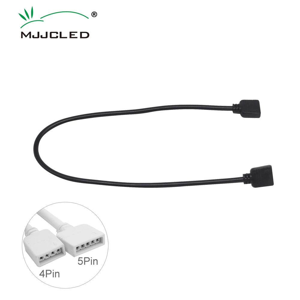 4Pin RGB 5Pin RGBW Светодиодная лента разъем 12 мм удлинитель светодиодное освещение