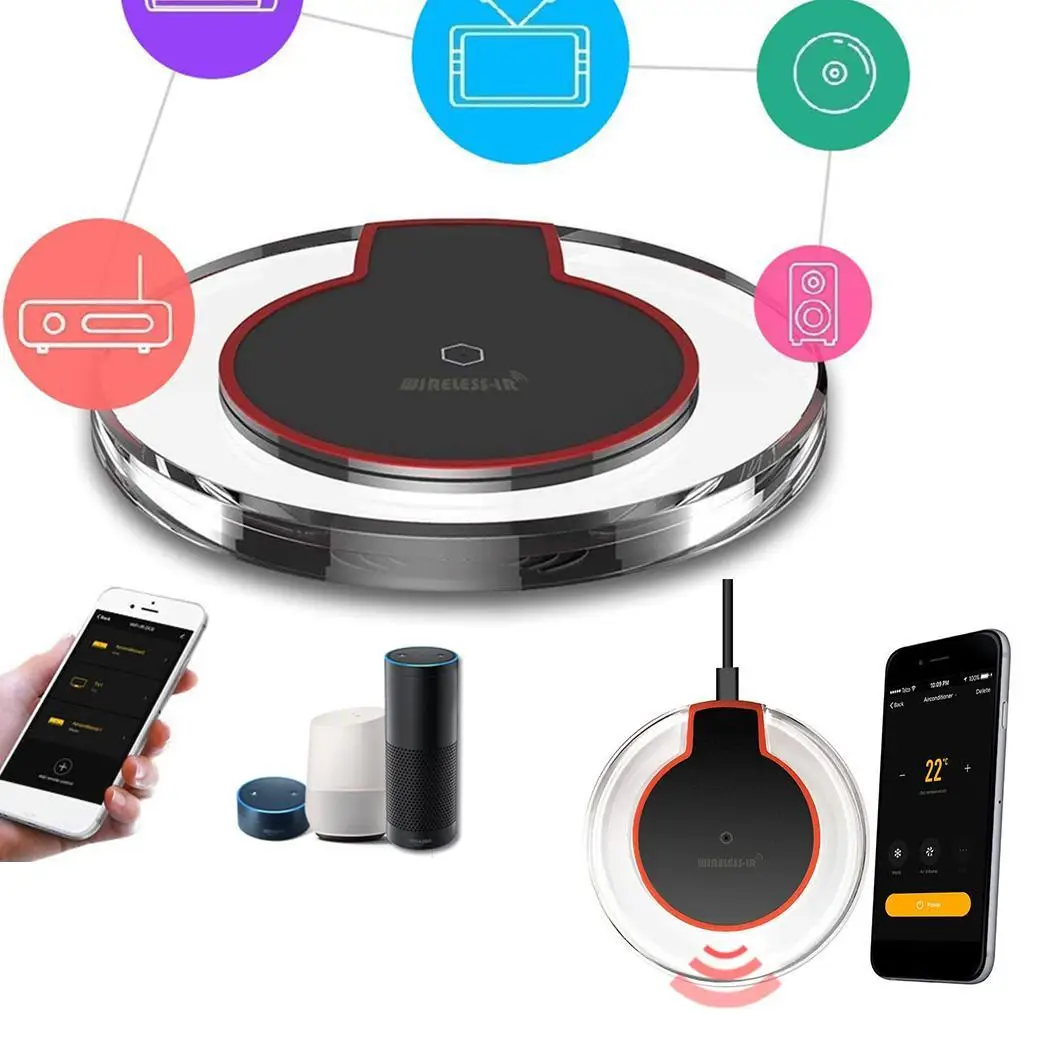 Практичный телефон голосового управления WiFi IR 360 домашний пульт дистанционного