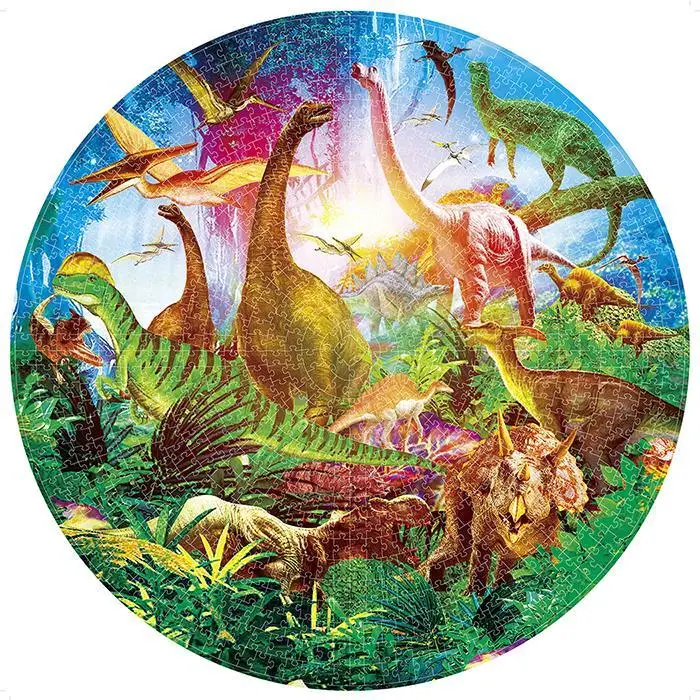 1000 штук игрушка-головоломка 45*45 см/67 5*67 5 см красочные радужные круглые