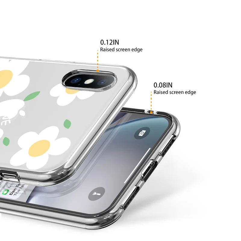 Прозрачный чехол USLION для iPhone X XS XR Xs Max 5 6 6s 7 8 Plus |