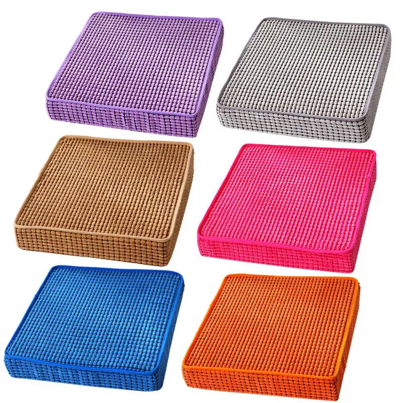 

40*40cm Removable Washable Anti-Slip Cushion Thickened Heightening Tatami Children's Mat Students' Dining Pad Household Plush Ch