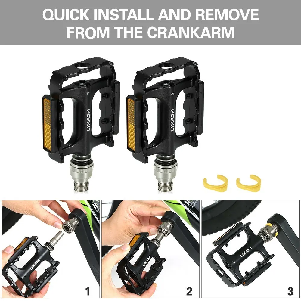 Lixada MTB дорожный велосипед велоспорт педали велосипеда Quick Release езда на велосипеде