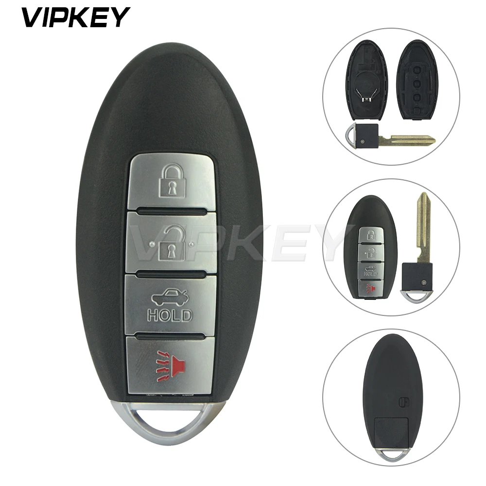 

Remotekey smart car key shell CWTWBU735 4 button For Infiniti M35 M45 for Nissan Maxima Sentra Keyless Entry Key Fob case cover