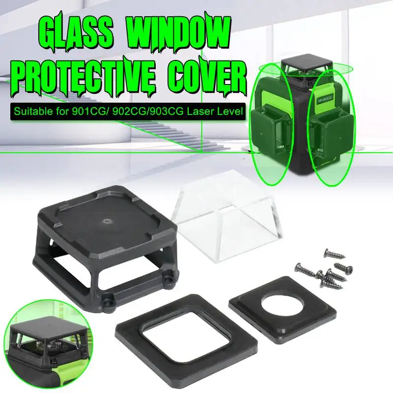 

ZEAST Top Protective Cover Protection Laser levels For 901CG/ 902CG/903CG Laser Level Glass Window Protective Cover Accessories