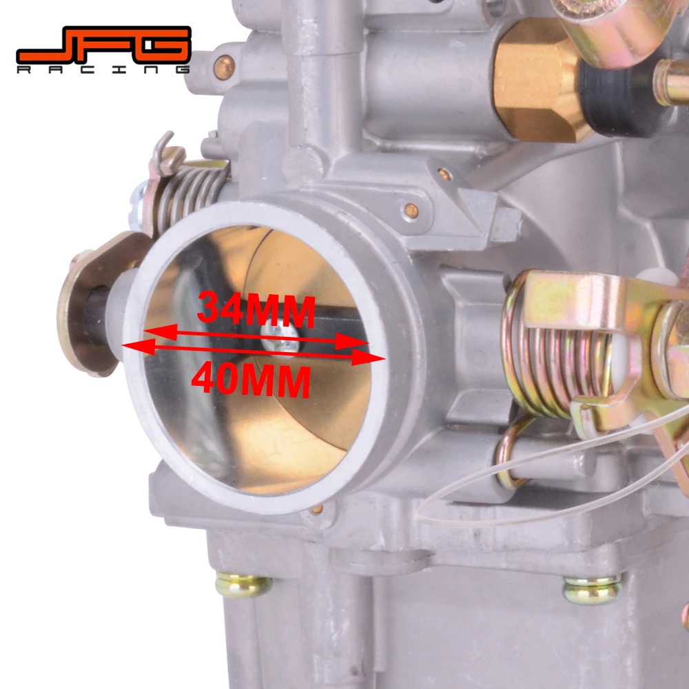 Мотоцикл 34 мм карбюратор Carburador для Roketa Jianshe JS400 YamaBuggy Hensim HS400 ATV GN250 GN300 300CC 400CC