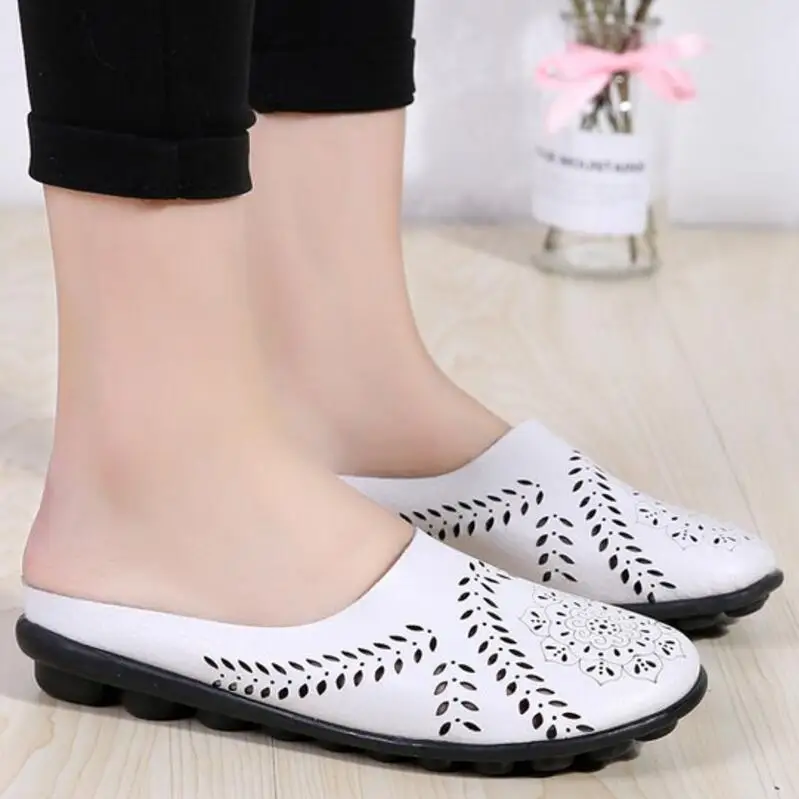 Женские тапочки zapatos mujer Шлепанцы Обувь с круглым носком Женская повседневная
