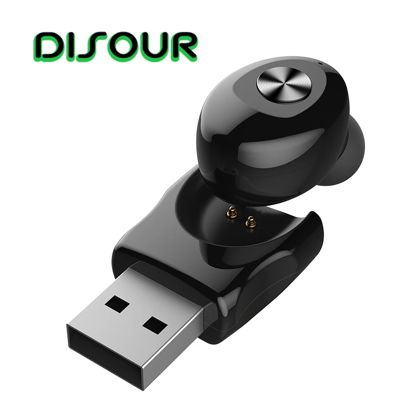 Миниатюрные Bluetooth наушники DISOUR U12 Беспроводные спортивные стерео вкладыши для