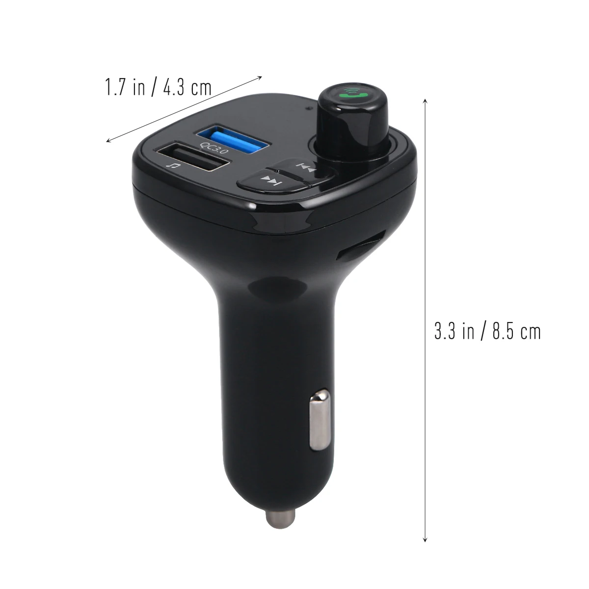 1 шт. Авто 12-24 В Handsfree FM Bluetooth музыкальный плеер 3.1A Макс Dual USB зарядное устройство