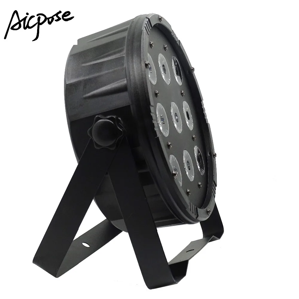 

6Pcs/lots Free Shipping 9x12W RGBW 4 in 1 LED Par Lights 9*12w Par Led DMX512 Control DJ Lights Professional Stage Equipment
