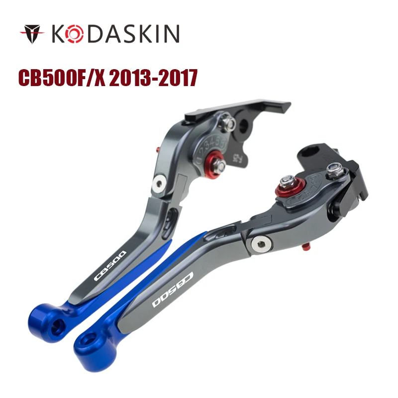 

KODASKIN левое и правое Складные Выдвижные сцепные рычаги для Honda CB500F/X 2013-2017
