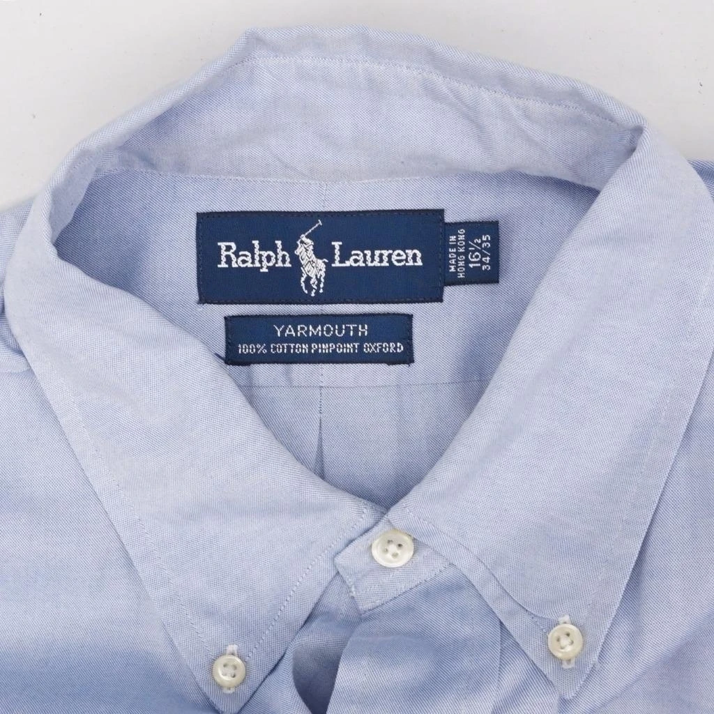 Ральф Лорен ярмут Pinpoint Button Front Oxford Рубашка Мужчины 16 5-35 |