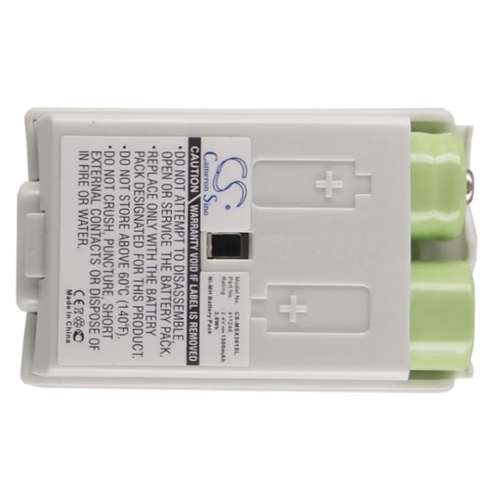CameronSino 1500Mah аккумулятор 411246 для Microsoft Xbox 360 тонкий беспроводной контроль X360 |