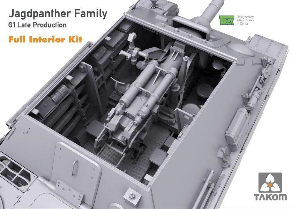 Takom 1/35 2106 немецкий Sd. Kfz. 173 Jagdpanther G1 последняя версия Полный Интерьер | Игрушки и
