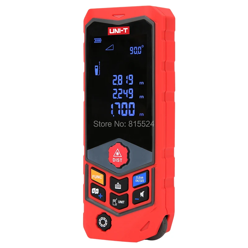 UNI T LM100D ручной лазерный дальномер 100 м Trena клейкие ленты цифровой батарея