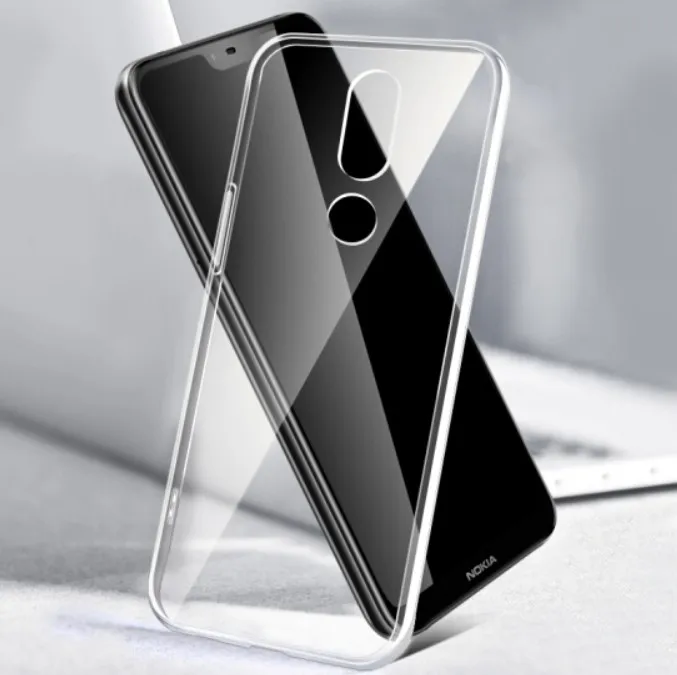 Оригинальный чехол для Nokia 2 1 5 3 6 X5 X6 2018 силиконовый 7 plus 8 9 прозрачный мягкий