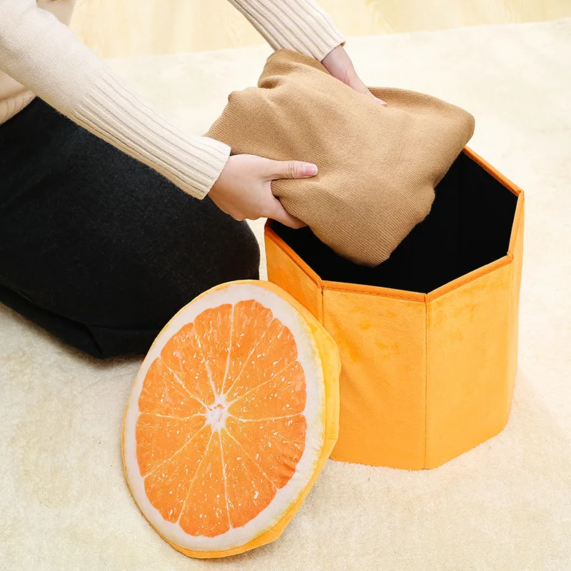 Ящик для хранения фруктов Детская коробка игрушек арбуз корень апельсин лимон