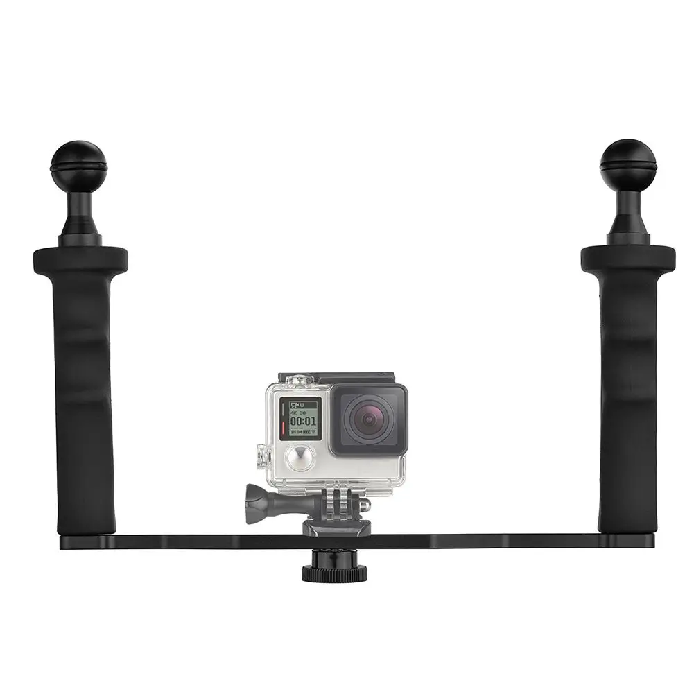 Съемка алюминиевого сплава 7x10 inchi (HxW) Ручной Стабилизатор ручка для GoPro 5/4/3 +/3