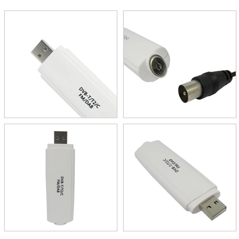 ТВ тюнер с USB разъемом флешка поддержкой Wi Fi DVB T DAB + HD до Win10 MJZSEE R901|SmartTV-стики и