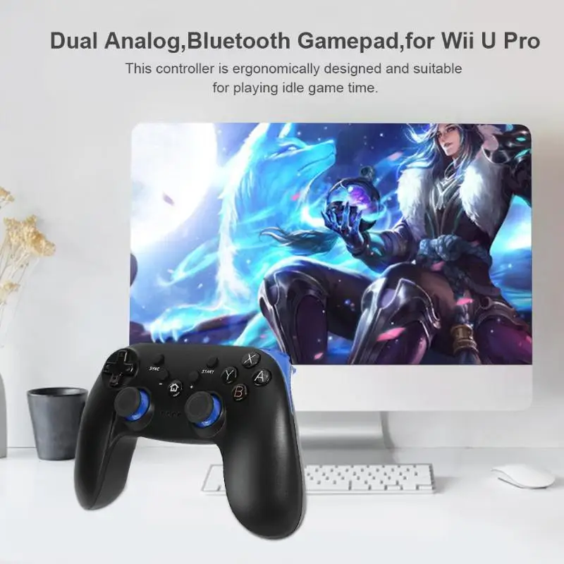 Классический двойной аналоговый Bluetooth геймпад контроллер Джойстик для Wii U