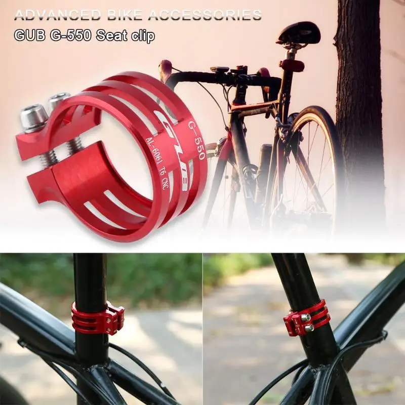 34.9mm 37mm Mountain Road Bike Seatposts Clamps MTB Bicycle Seatpost Seat Post Clamp Aluminium Alloy Waterproof Dustproof Z70 | Спорт и