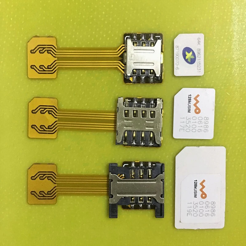 Powstro двойной микро адаптер Micro SIM карта гибридный для Android удлинитель 2 адаптер| |