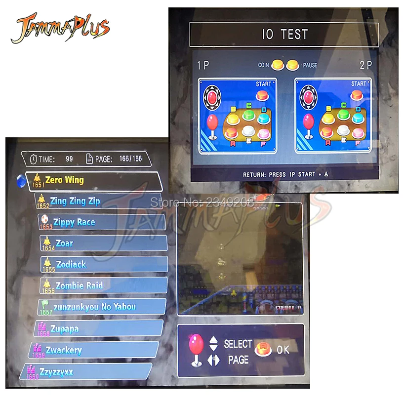 Игровая аркадная доска Jamma 1299 5S обновленная версия 1660 в 1 коробка 9 картридж для