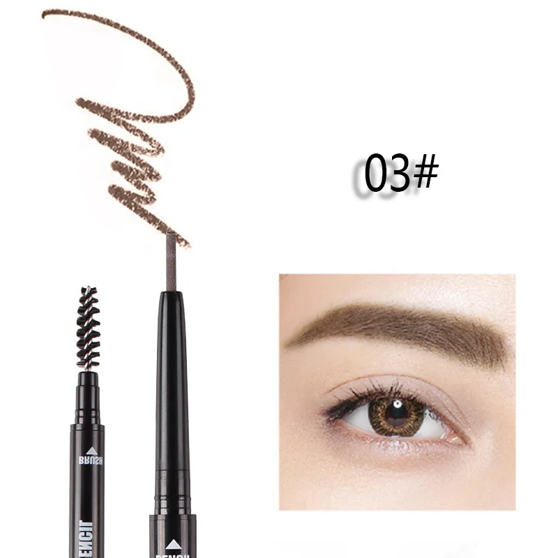 Eyebrow Tint Cosmetics Natural Long-Lasting Tattoo Pen Waterproof Black Brown Pencil Makeup Set Beauty | Красота и здоровье