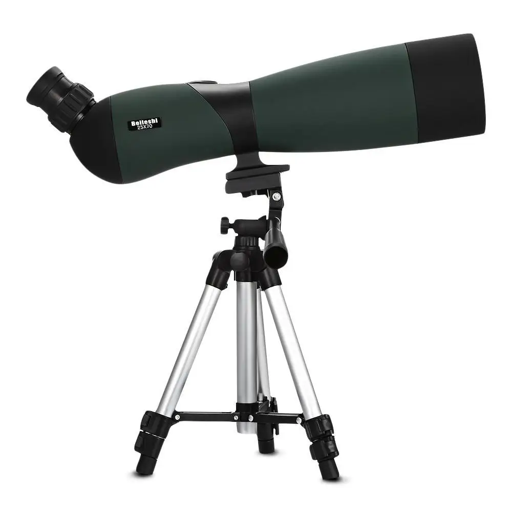 Beileshi 25x70 Spotting Scope Professional Monocular Telescope Smart Phone HD Zoom Water-resistance Bak4 Prism with Tripod | Инструменты