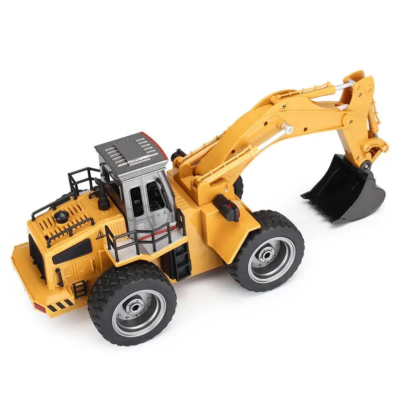 Новые поступления HuiNa игрушки 1530 1/18 2 4G 6CH Rc автомобиль сплав экскаватор модель
