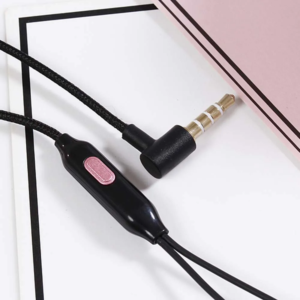 Проводные наушники KISSCASE с микрофоном для Xiaomi Redmi вкладыши музыкальная гарнитура