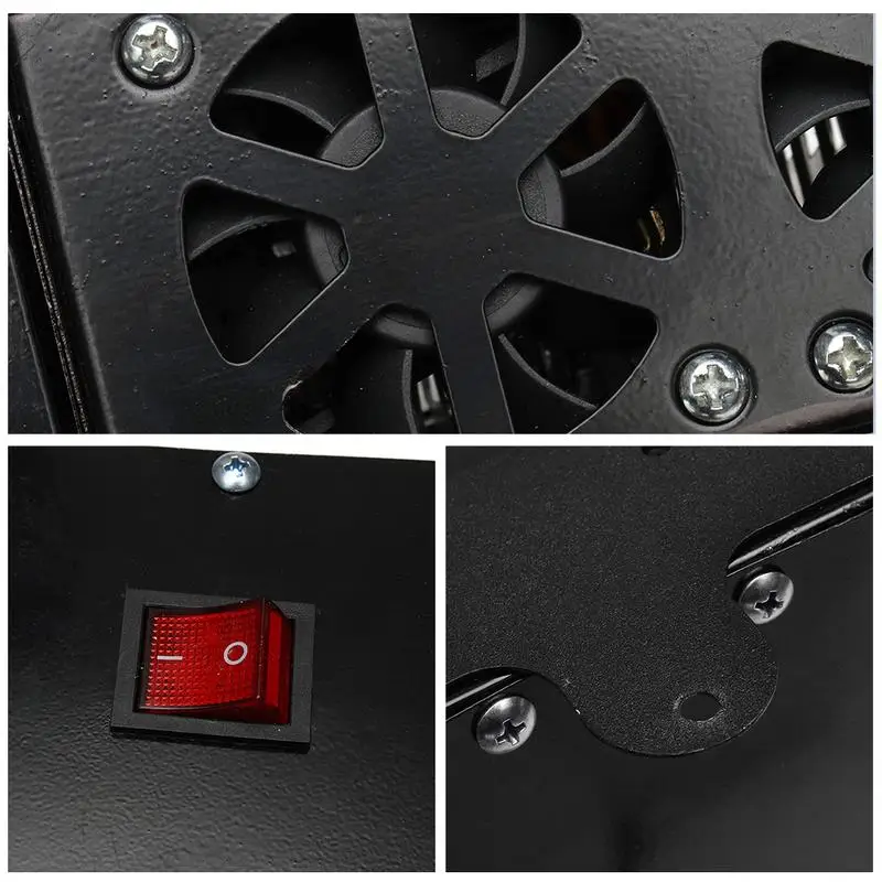 

Hot 4 Port Universal DC 12V 800W Car Vehicle Fan Heater Heating Warmer Windscreen Defroster Demister Fan Car Heater Defroster