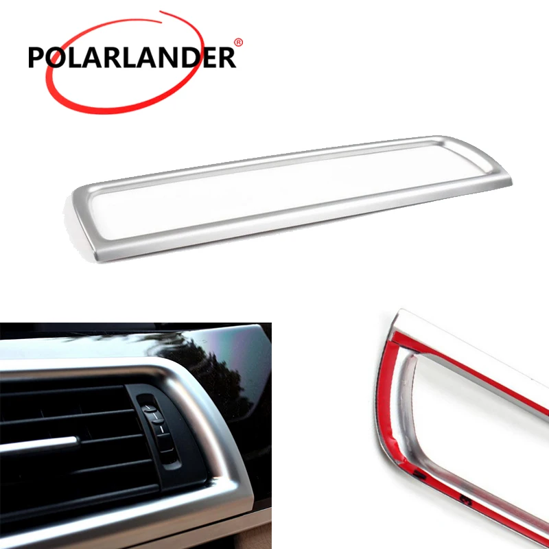 ABS Chrome Interior Air Conditioning Vent Frame Decoration Cover Trim for BMW 5 series 2011 2012 2013 2014 Left Hand Drive | Автомобили и