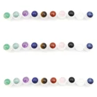 1 шт. шариковый валик с натуральным драгоценным камнем, 5 мл, 10 мл, толстое стекло, эфирное масло, рулон на бутылке