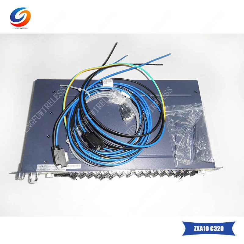 Абсолютно новый ZTE ZXA10 C320 GPON OLT 10GE SMXA/3 карты * 1 шт. с PRAM AC + DC источник питания 8 портов