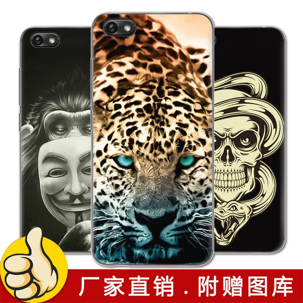 Phone Case For Itel A15 Fashion Style Stylish Design Colorful Painted TPU Silicone Cover Back |