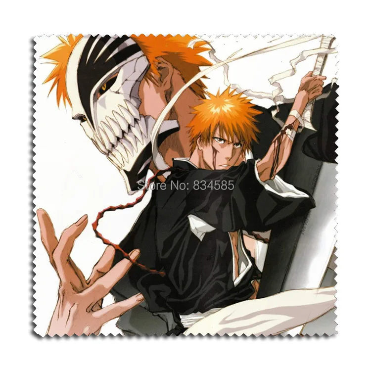 2 шт./компл. японский аниме BLEACH Kurosaki ichigo Hitsugaya ToushirouFlannel салфетка для чистки