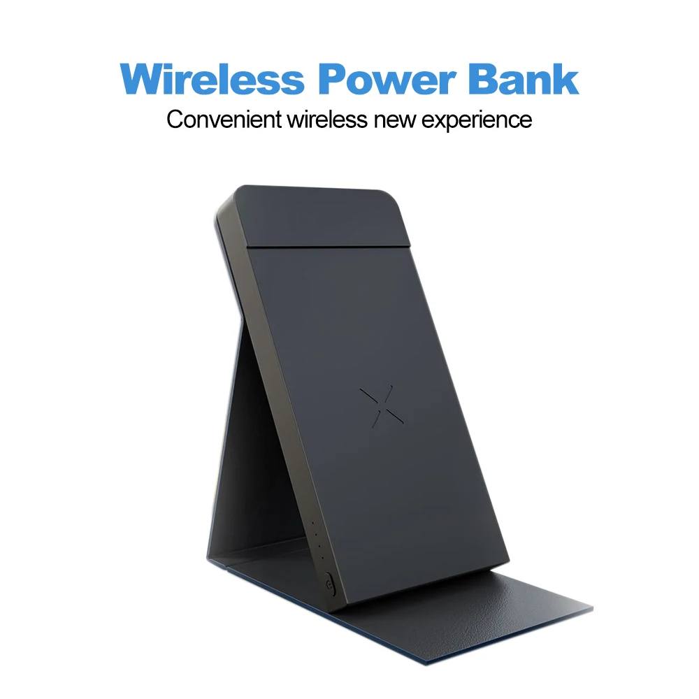 QI Wireless Charger Power Bank 8000mAh Portable Powerbank Dual USB External Battery Pack For Iphone | Электроника