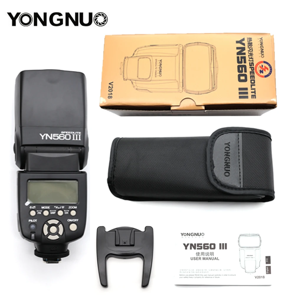 YONGNUO YN560III YN560 III Беспроводная Вспышка Speedlite для Canon Nikon Olympus Panasonic Pentax камера
