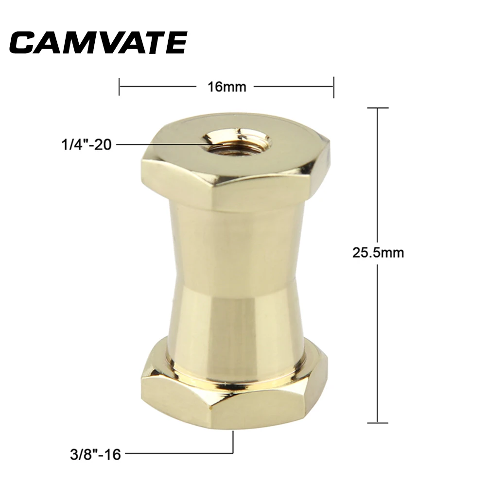 Адаптер для держателя зонта CAMVATE 50x1/4 3/8 дюйма|Аксессуары фотостудии| |