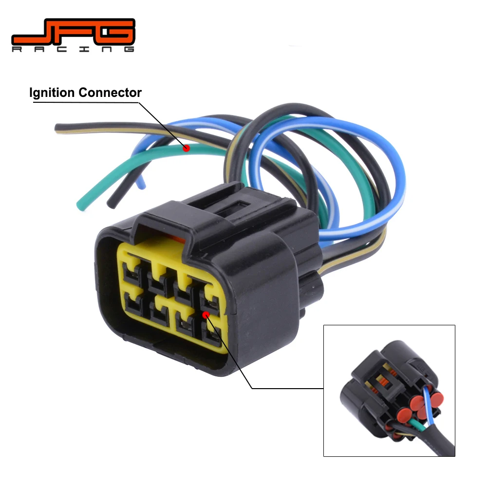 Аксессуары для мотоциклов двигатель 8 контактов коннектор зажигания