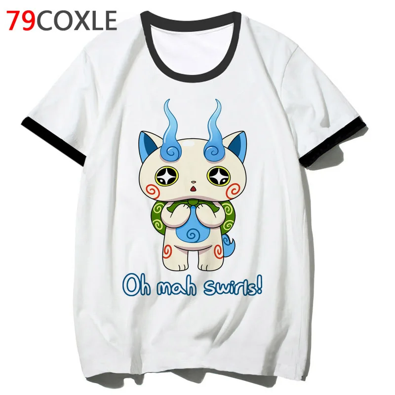 Мужская футболка в стиле Харадзюку Yo kai Watch Komasan уличном хип хоп модель F3118