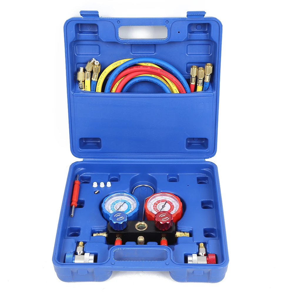 R410/R32 хладагента манометр манифольда Кондиционер холодильник фреон измерения