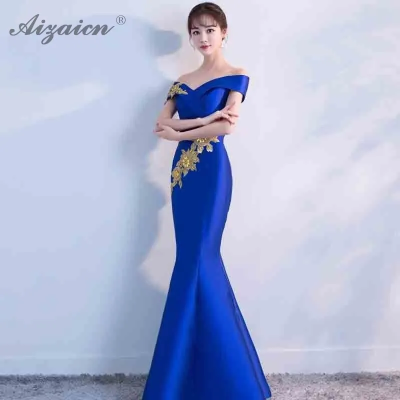 Модное платье без бретелек с вышивкой Cheongsam Красное длинное платье с хвостом русалки для Женщин Китайское свадебное платье халат Qi Pao хлопок