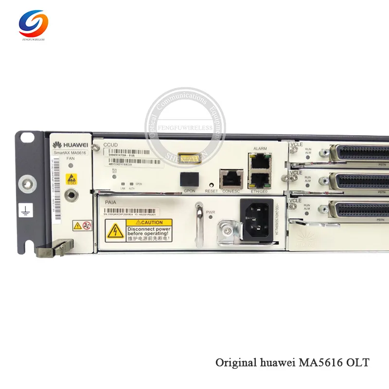 Хит продаж 2019 Хуа Вэй GPON OLT MA5616 шасси + кулер вентилятора PDIA CCUD 4 X VDLE 4*3m кабель
