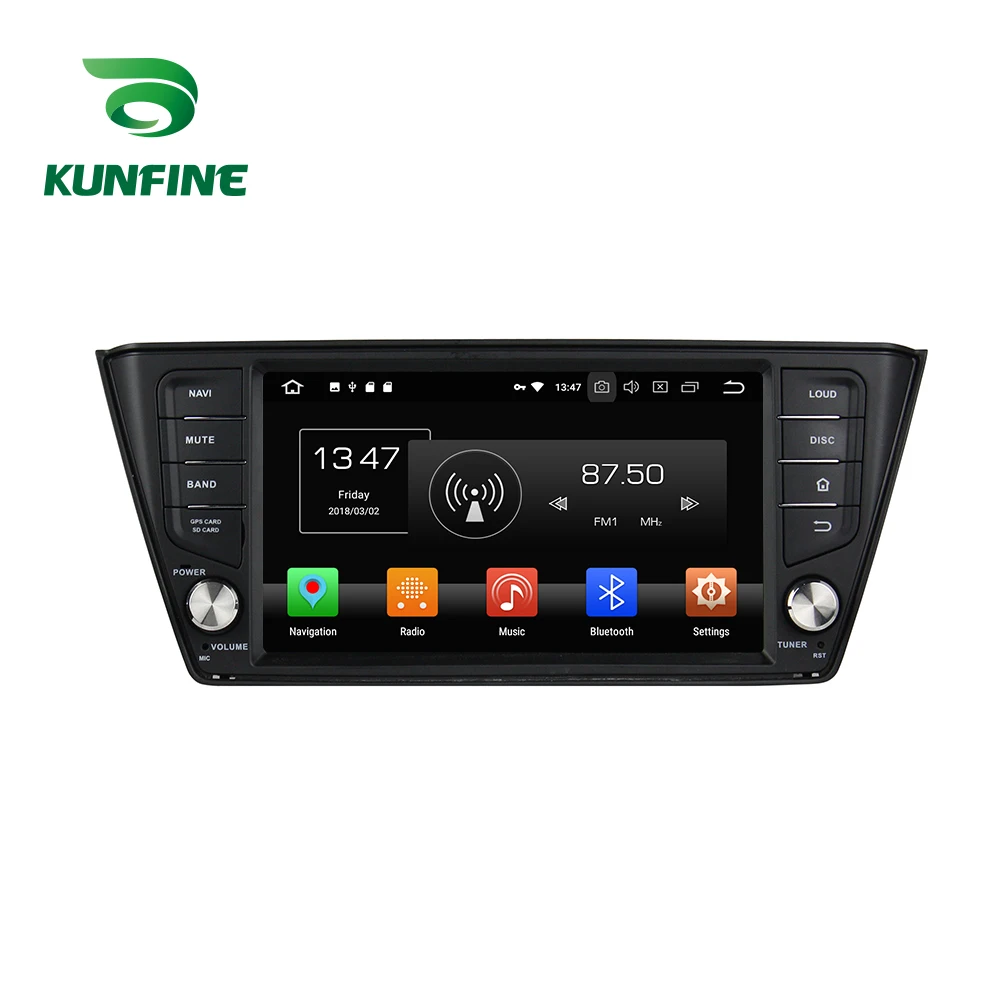 KUNFINE четырехъядерный 2 Гб ОЗУ Android 8 1 автомобиль DVD gps навигация мультимедийный