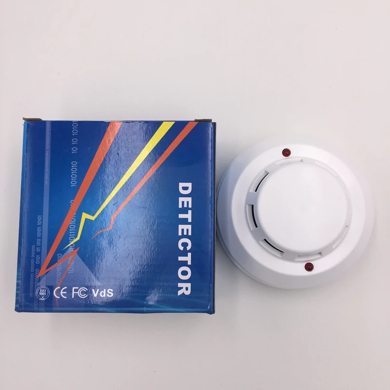 

10Pcs 2 Wire Smoke Alarm With Current Output DC24V Network Photoelectric Smoke Detector For Fire Alarm System