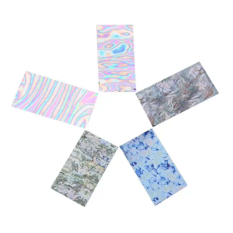 5 шт./компл. звездное небо лазерный лак для ногтей цветные мерцающие радужные