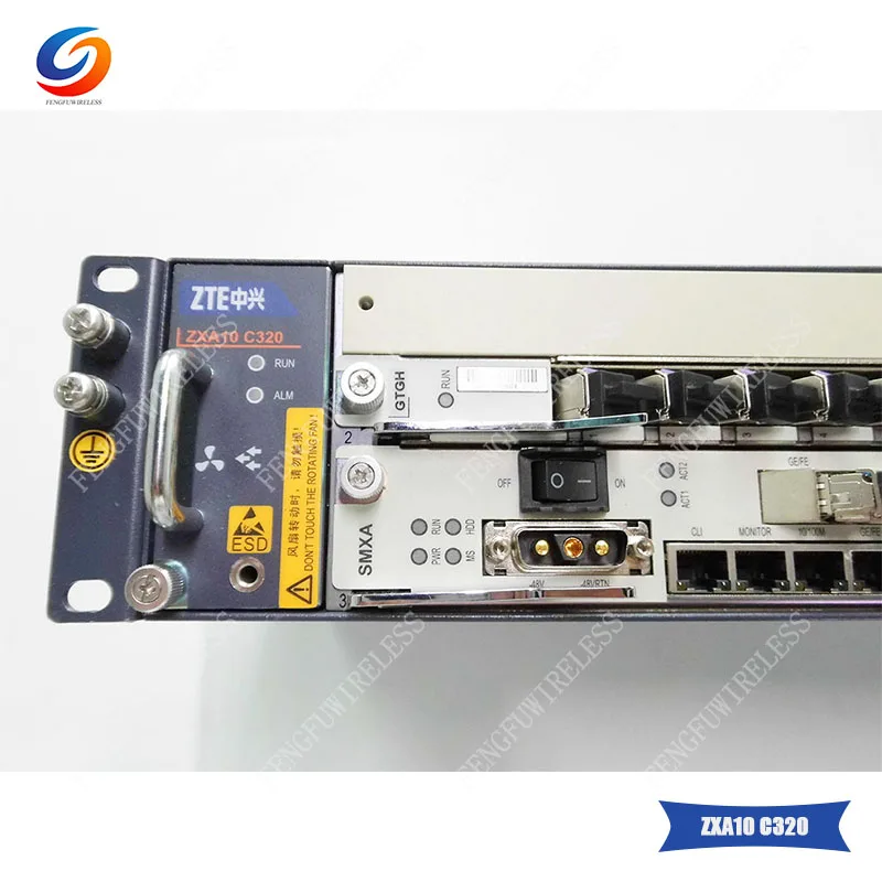 Бесплатная доставка 1000 м GPON OLT ZTE C320 SMXA/1 карта * 1 шт. с PRAM 16 портов GTGH C + деловая