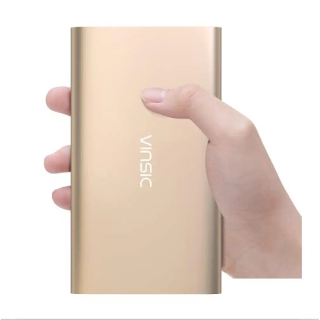 12000 мАч портативный ультра тонкий power Bank общий двойной USB Внешний легкий вес