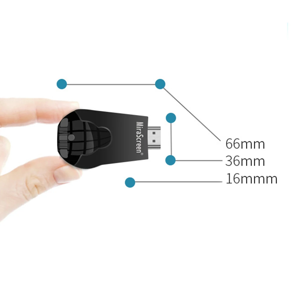 DLNA 1080P Airplay For Android IOS Phone Tablet HD Support Miracast Upgraded Mirascreen K4 TV Stick Wireless WiFi Display Dongle |